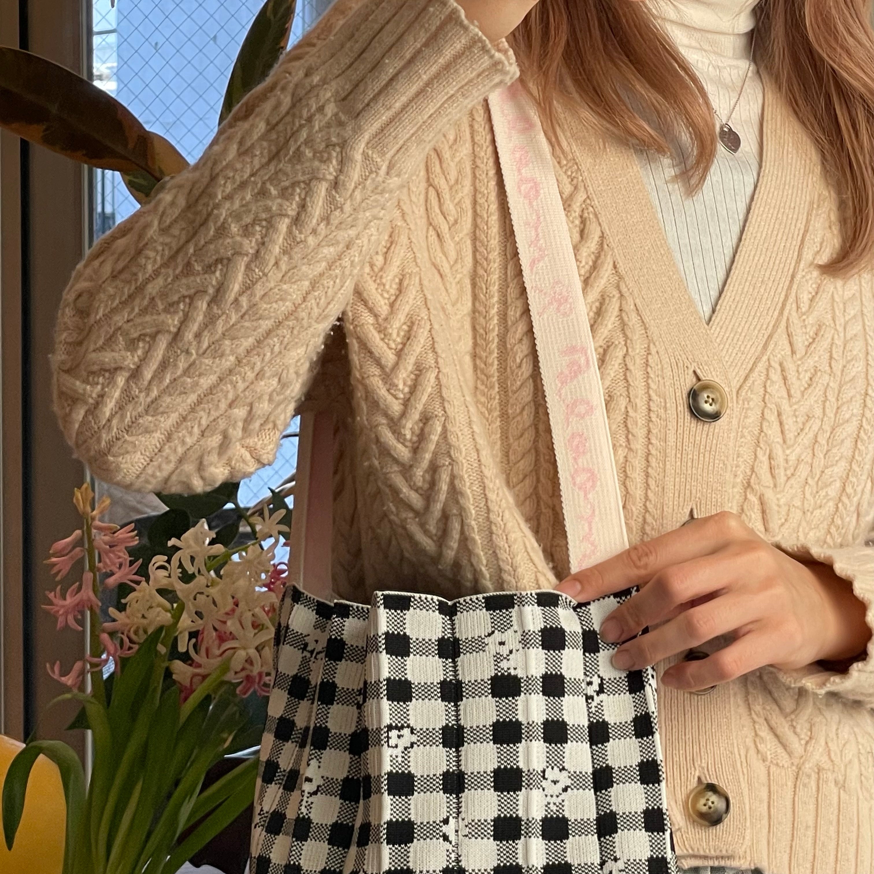 Knitty / Gingham / Black