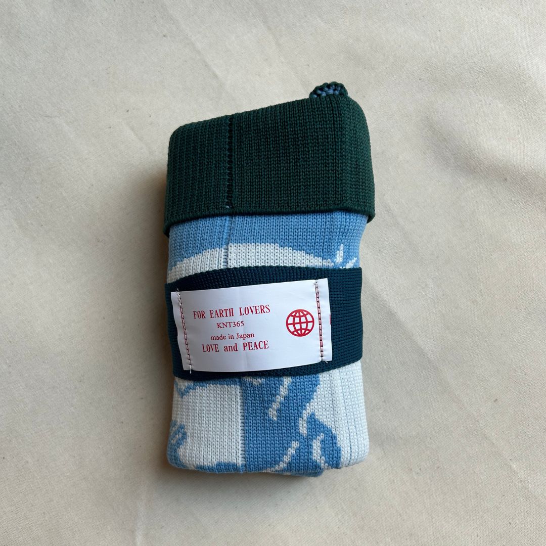Co-Knitty / Walnut / Lt.Blue