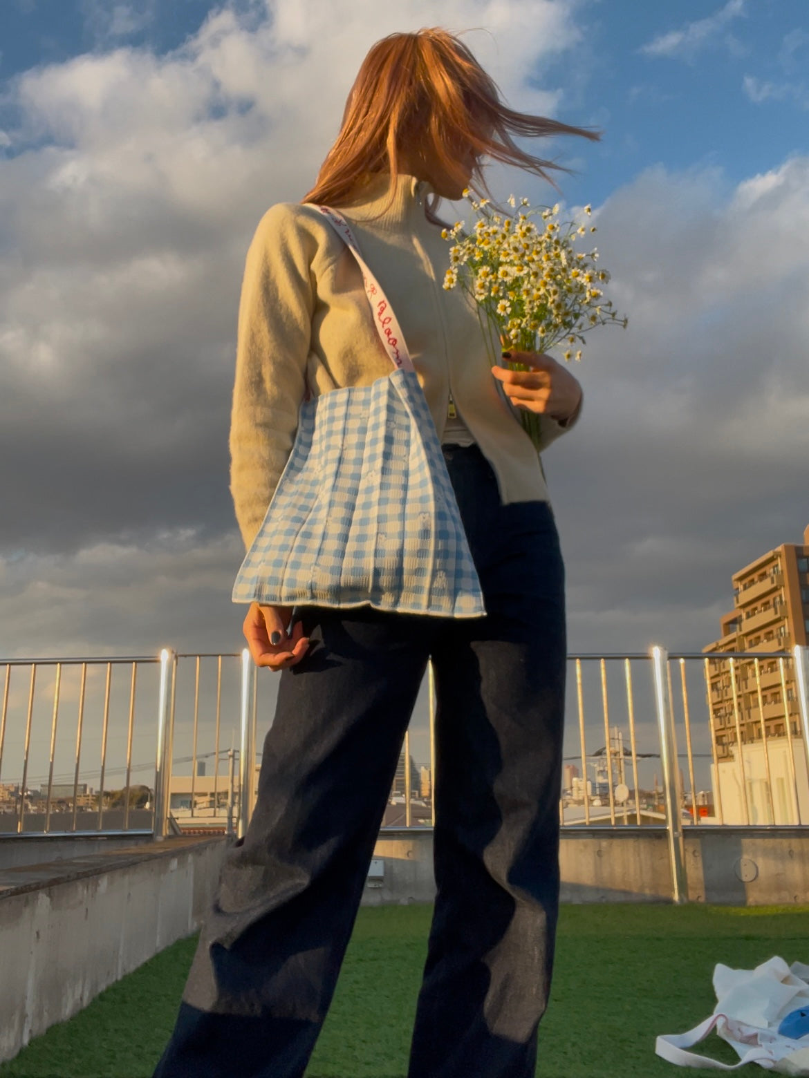 Knitty / Gingham / Lt.Blue