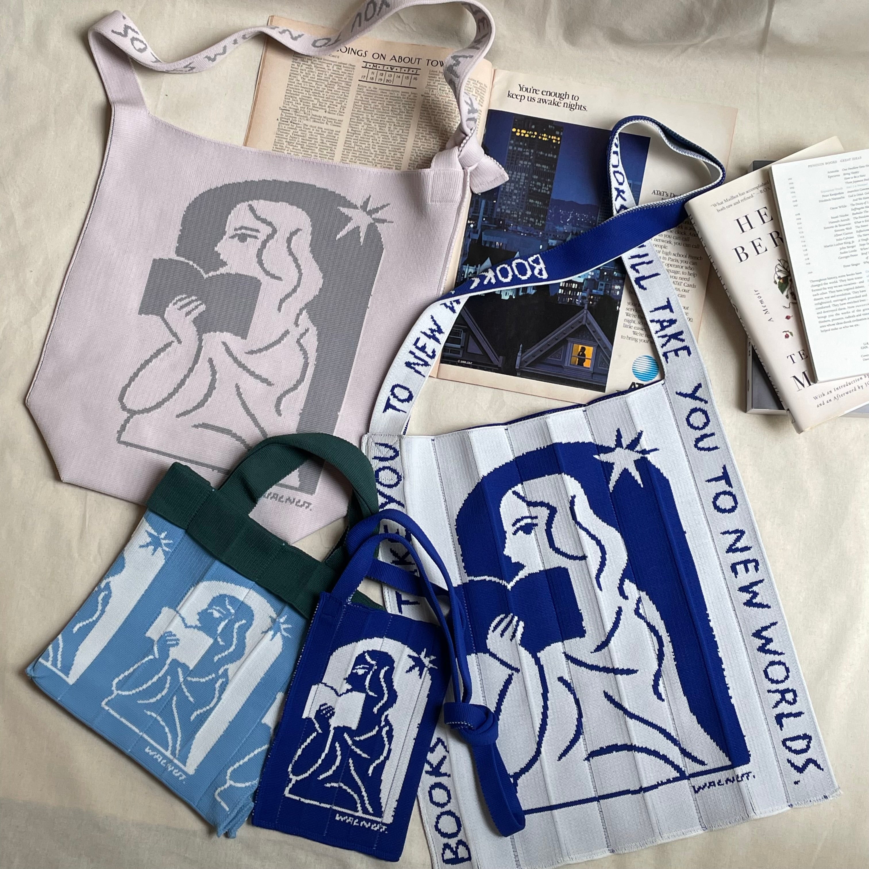 Me-Knitty / Walnut / Blue