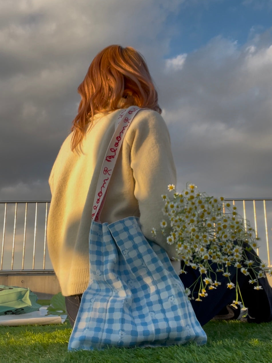 Knitty / Gingham / Lt.Blue