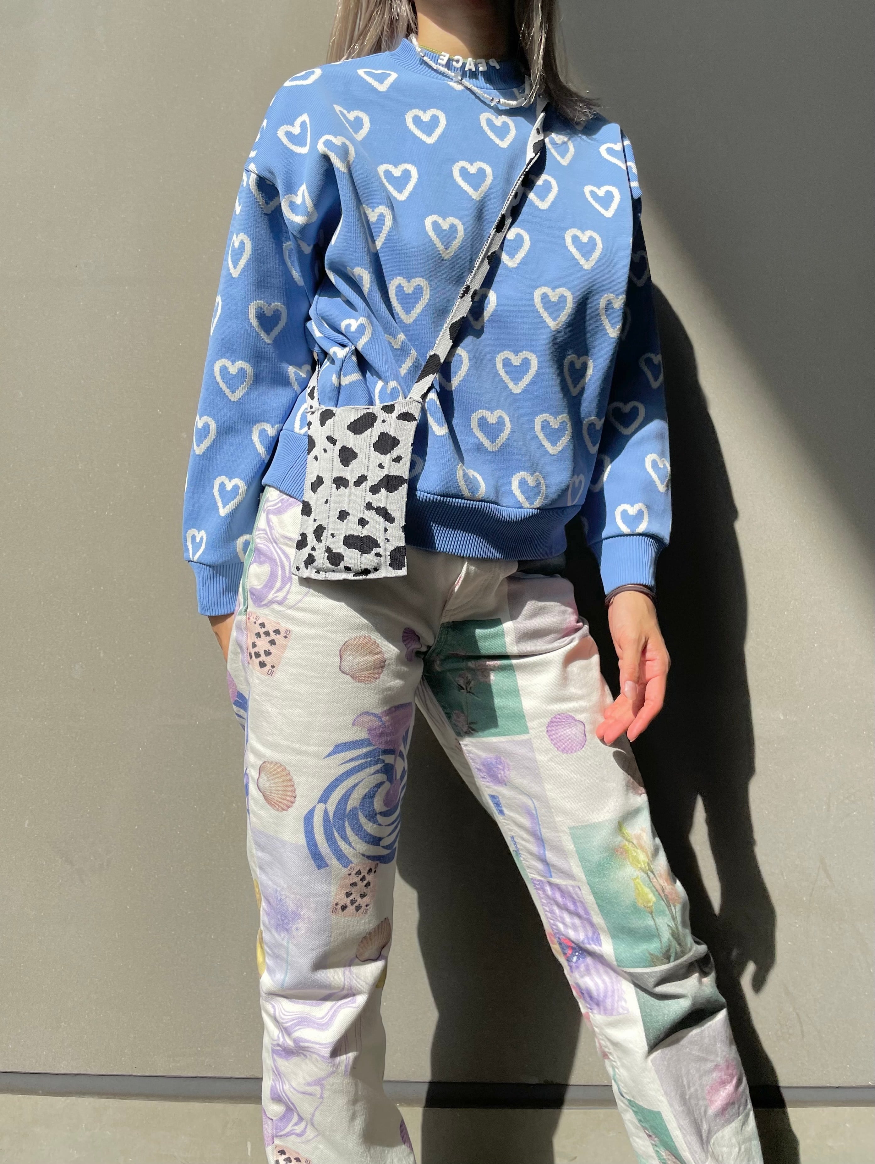 Me-Knitty / Dalmatian / Lt.Gray