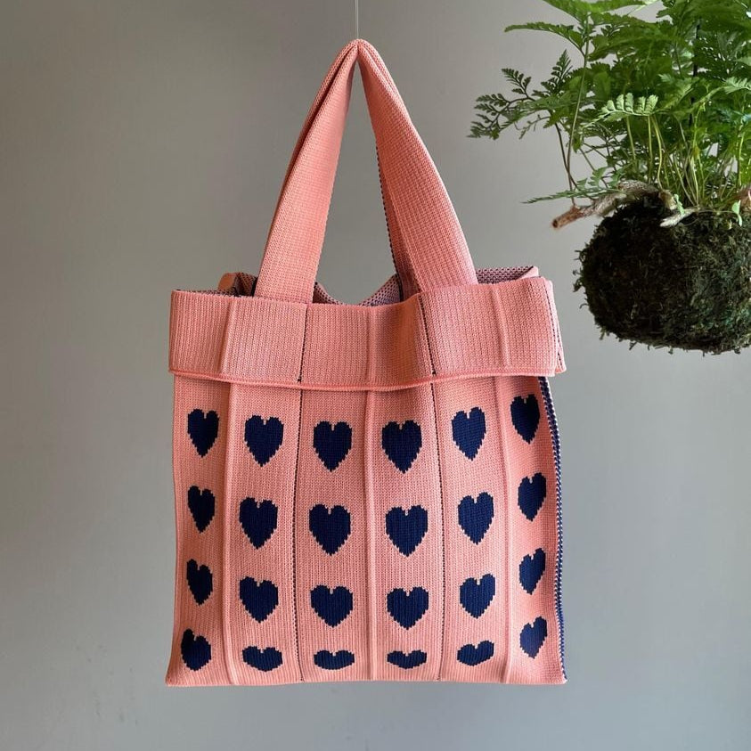 Co-Knitty / Heart / Coral