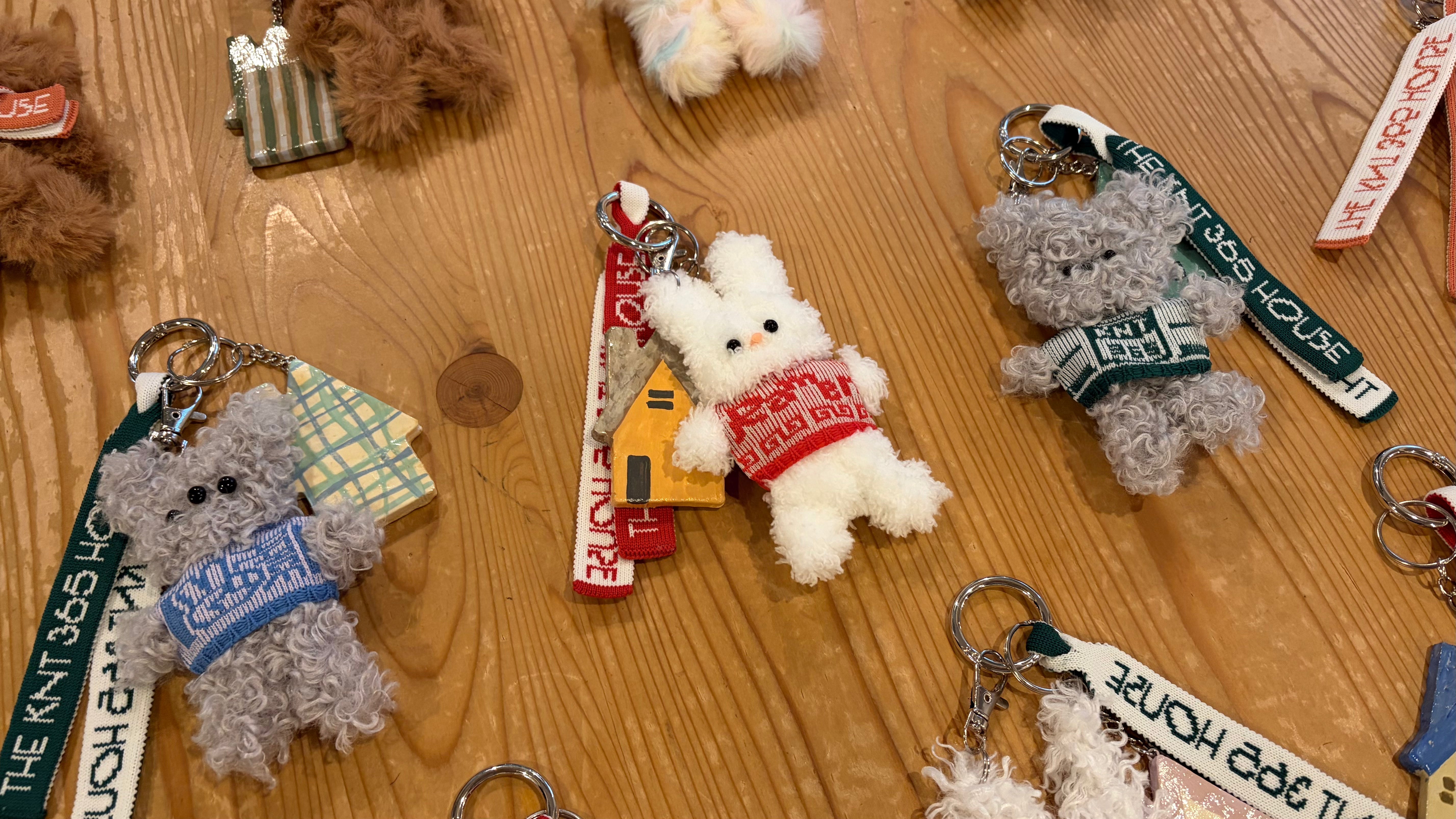 🐻🐰”Keycharm House Friends”が原宿店に登場！🐶🐱
