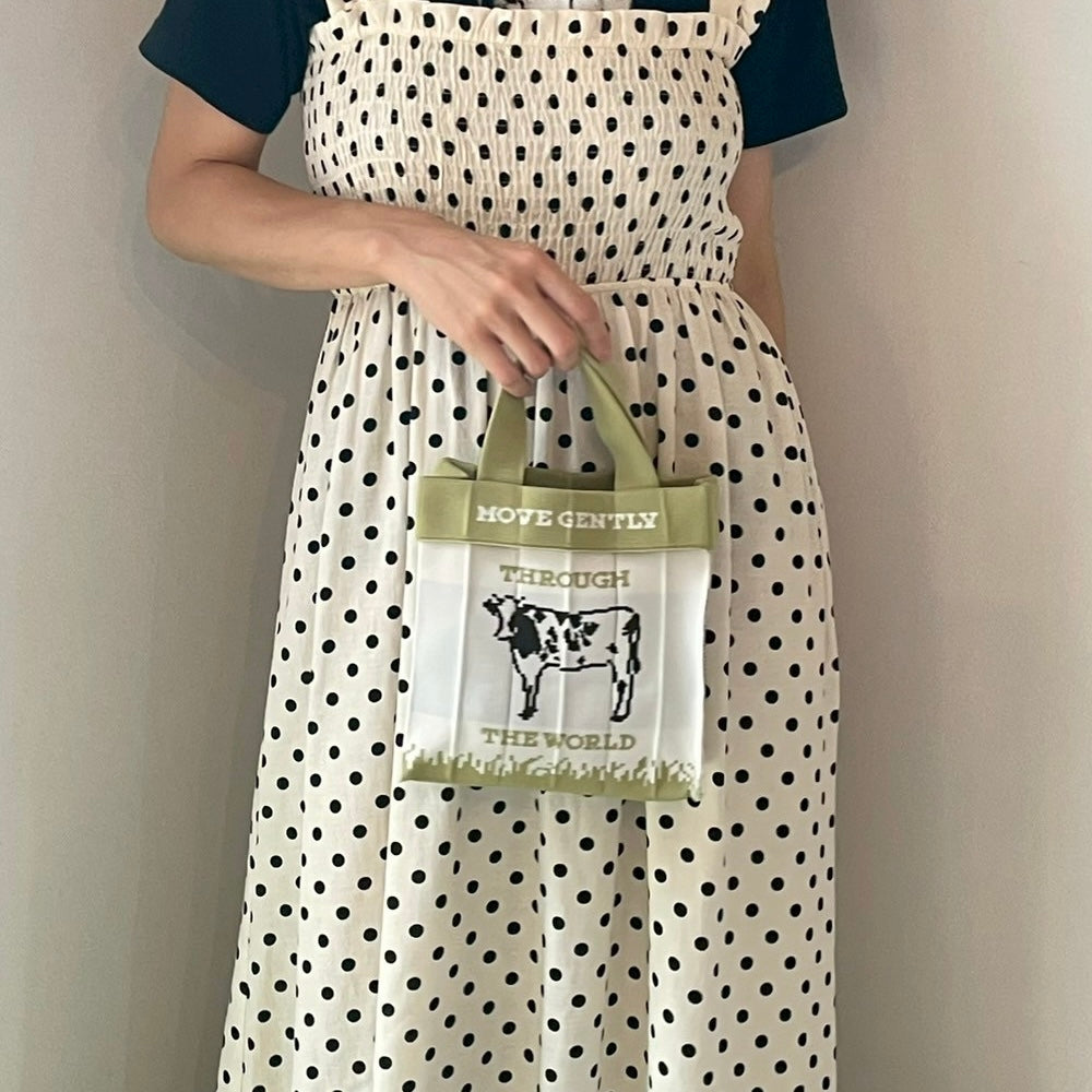 Co-Knitty Cow Lt.Green