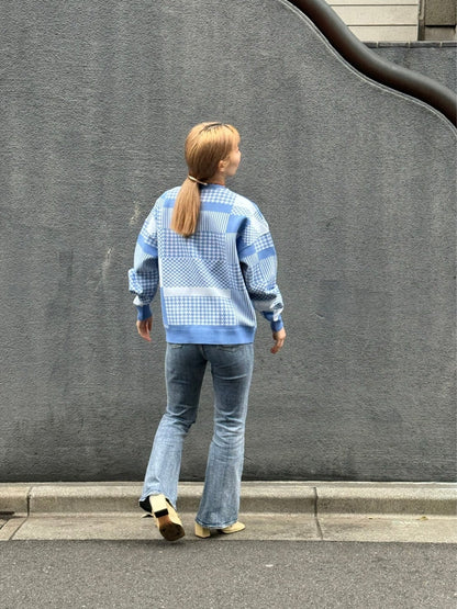 Jumper / Knitted Pattern / Lt.Blue