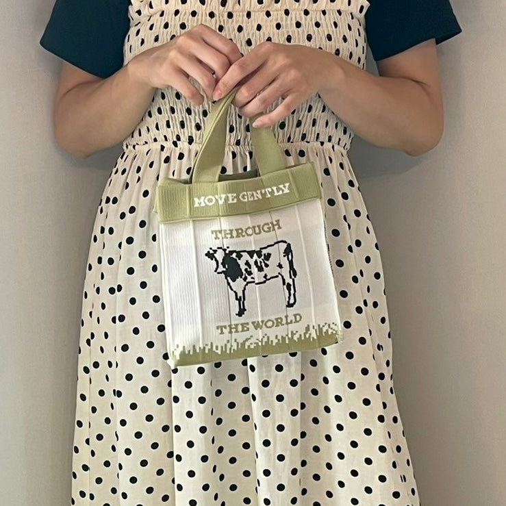 Co-Knitty Cow Lt.Green
