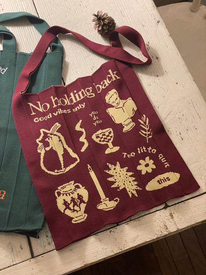 Knitty Motif Winered