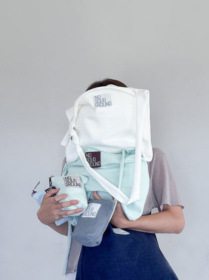 Terry Bag M White