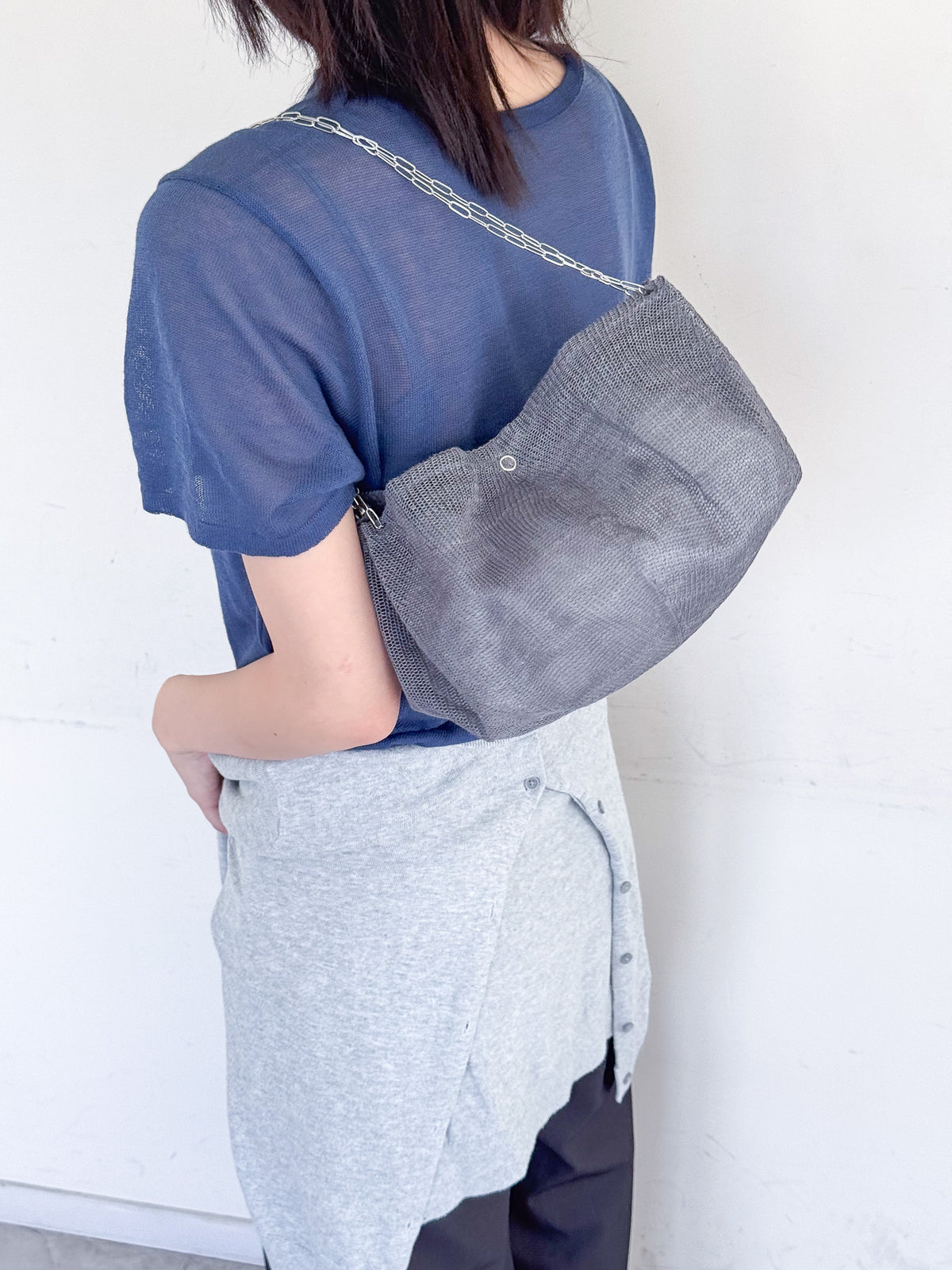 Globe Bag L Gray