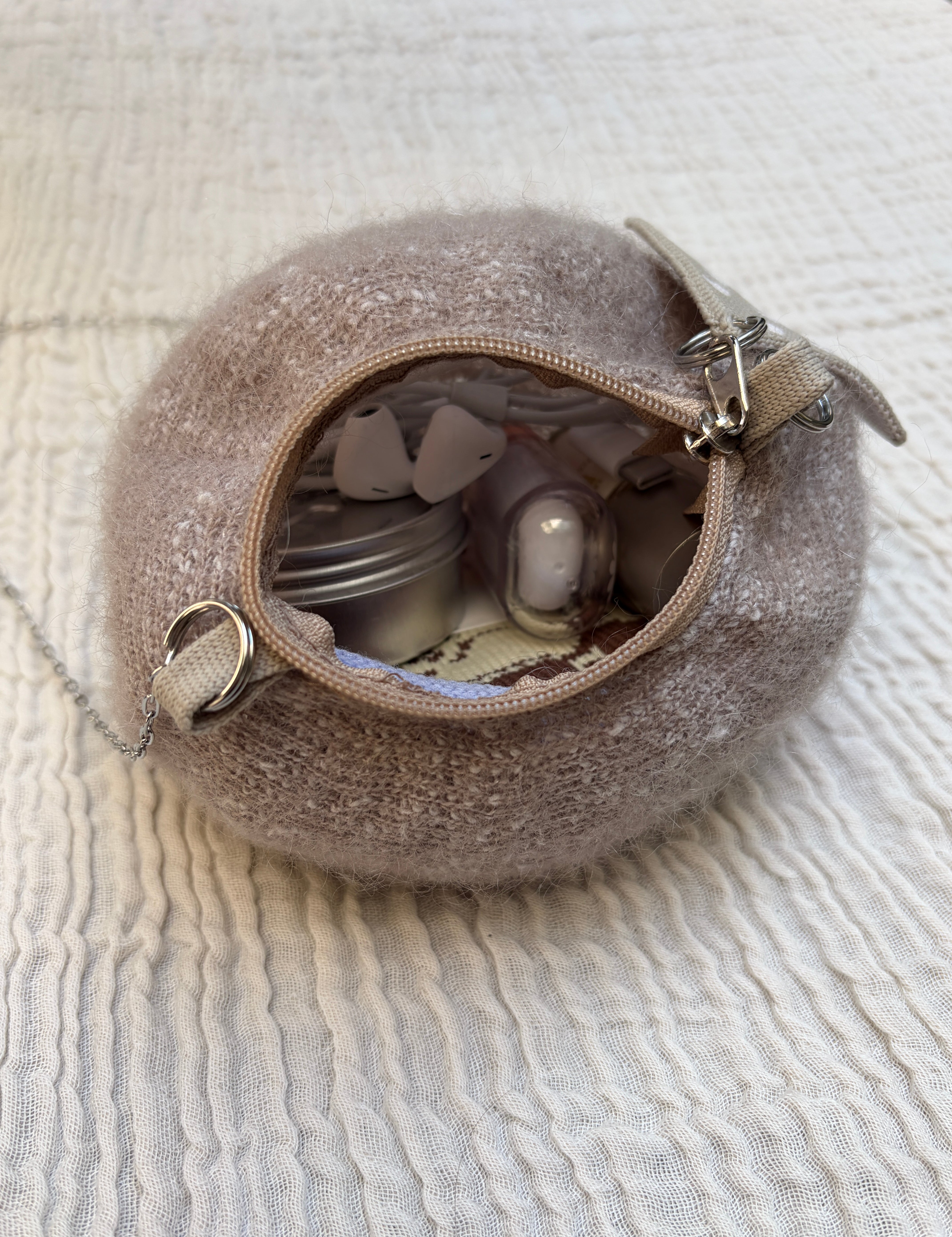 Globe Mohair Pouch