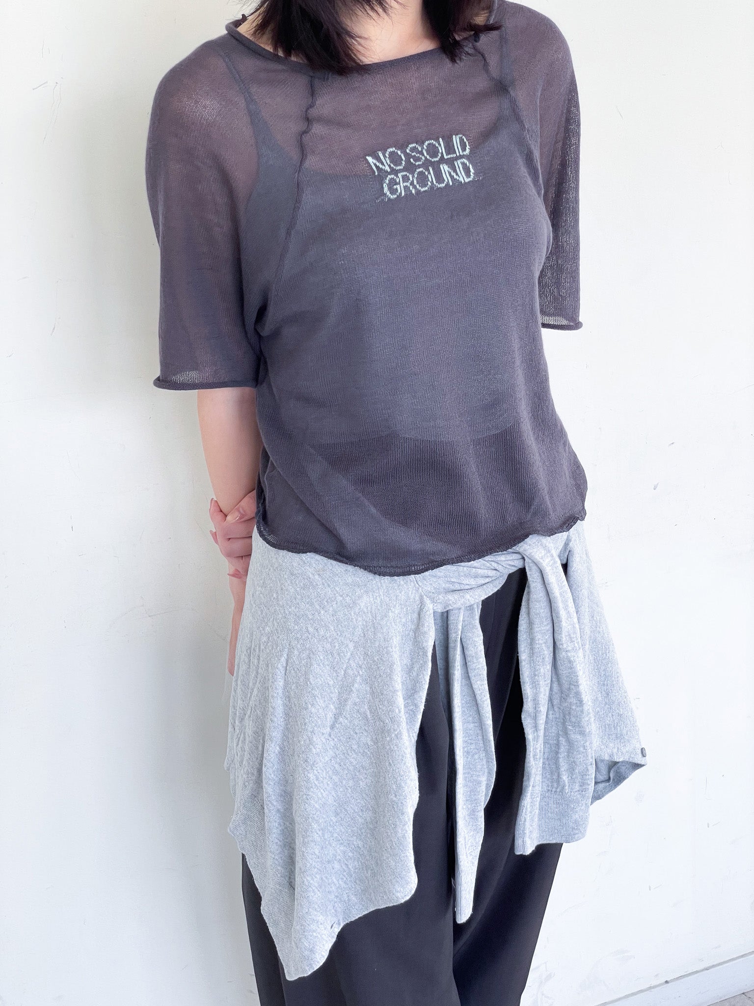 Tranpa Raglan Charcoal