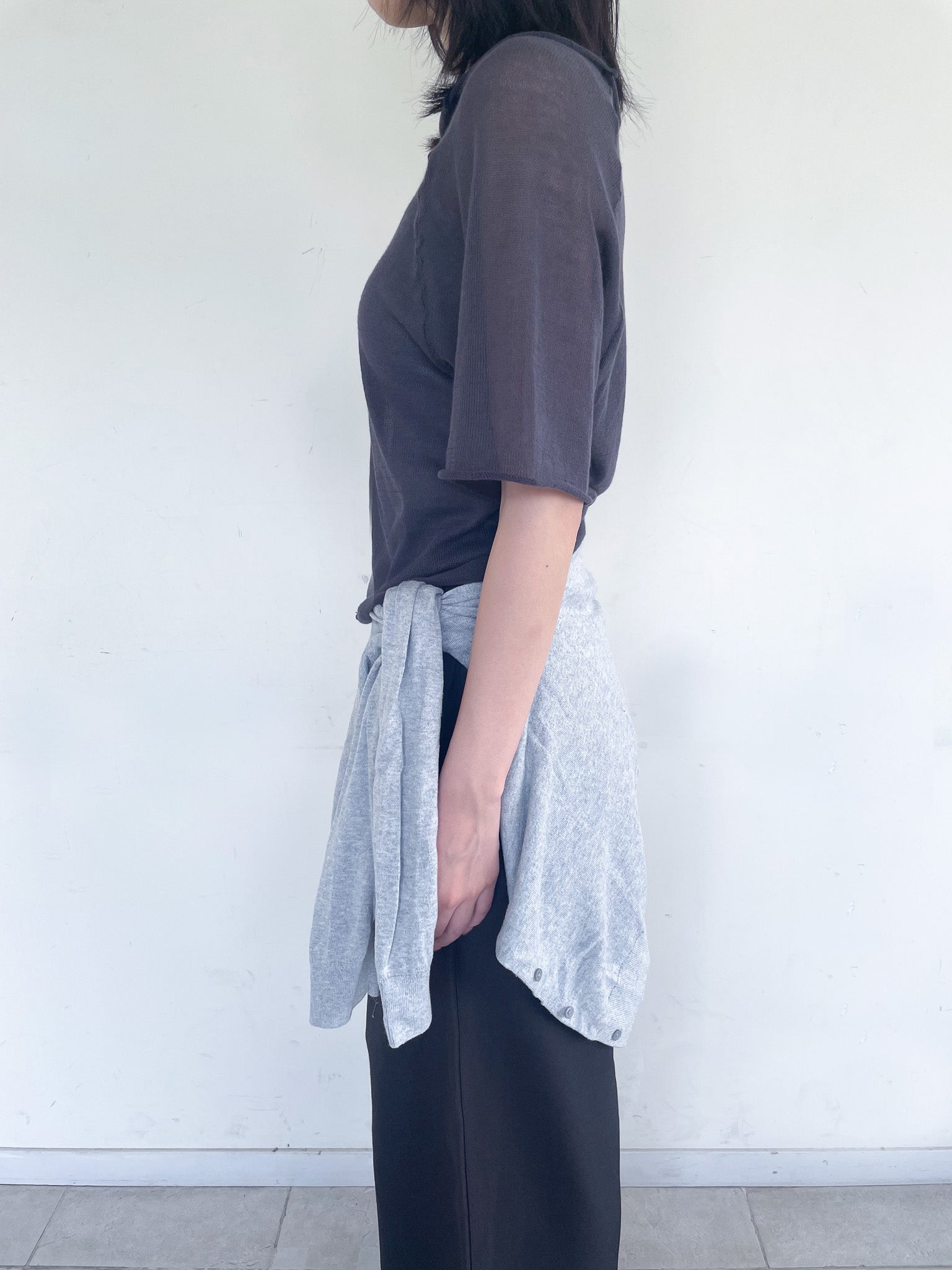 Tranpa Raglan Charcoal