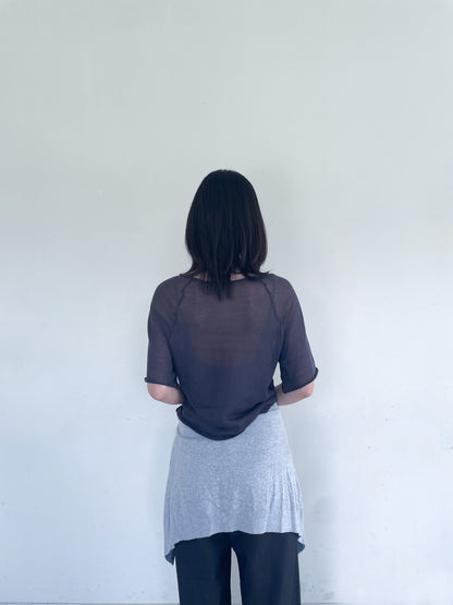 Tranpa Raglan Charcoal