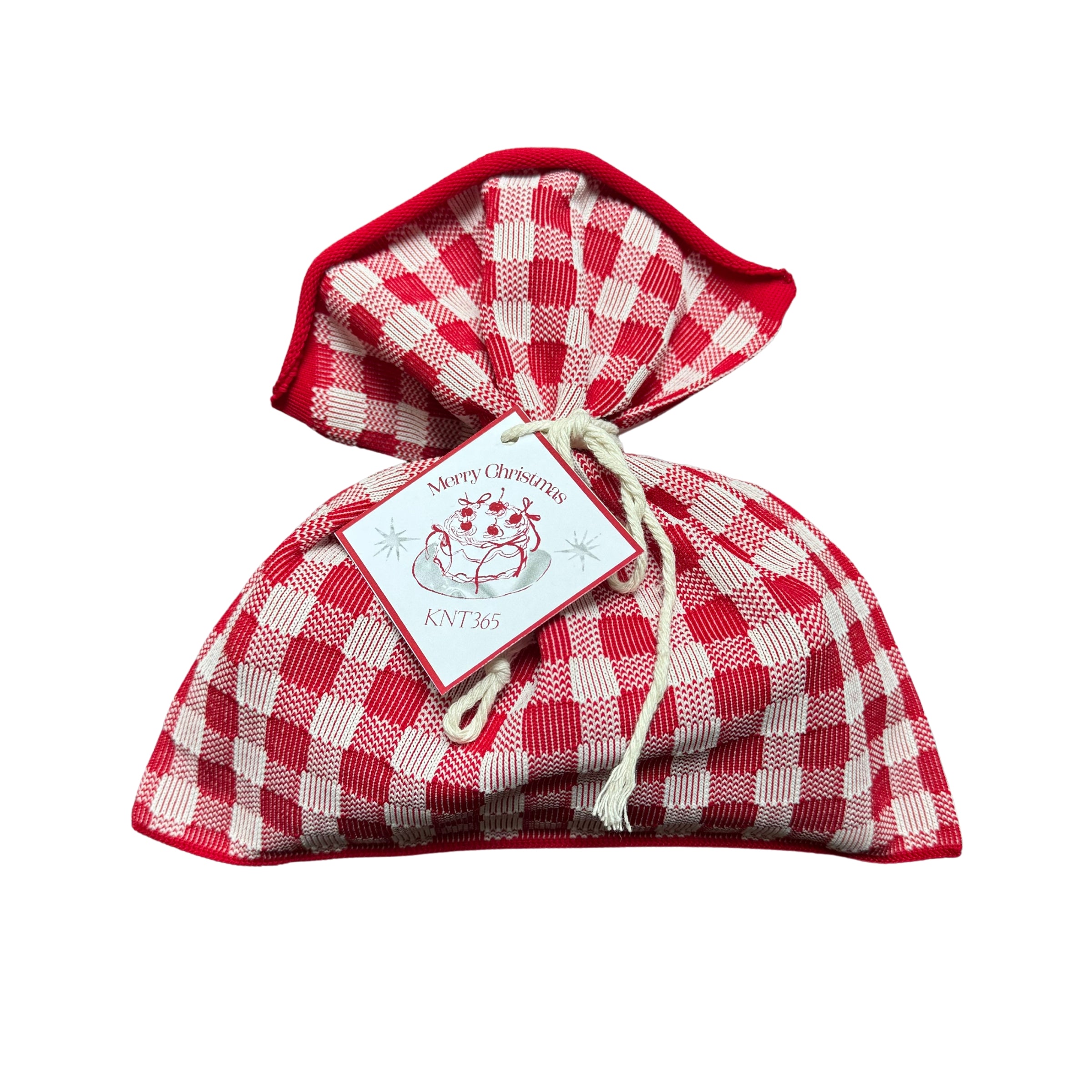 Wrap / Gingham / Red